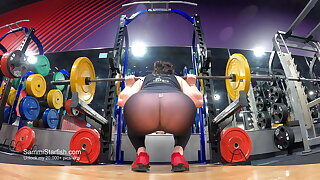 Ludicrously Transparent Gym Leggings