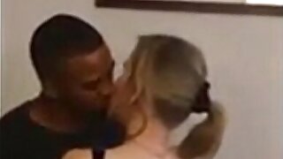 Tiny fair-haired wife has a dark cuckolding adventure